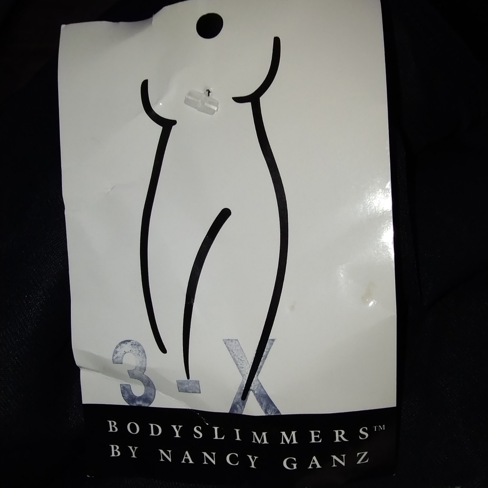 Vintage Nancy Ganz Bodyslimmers Thighslimmer Shapewear Black 3X NWT - Picture 6 of 8